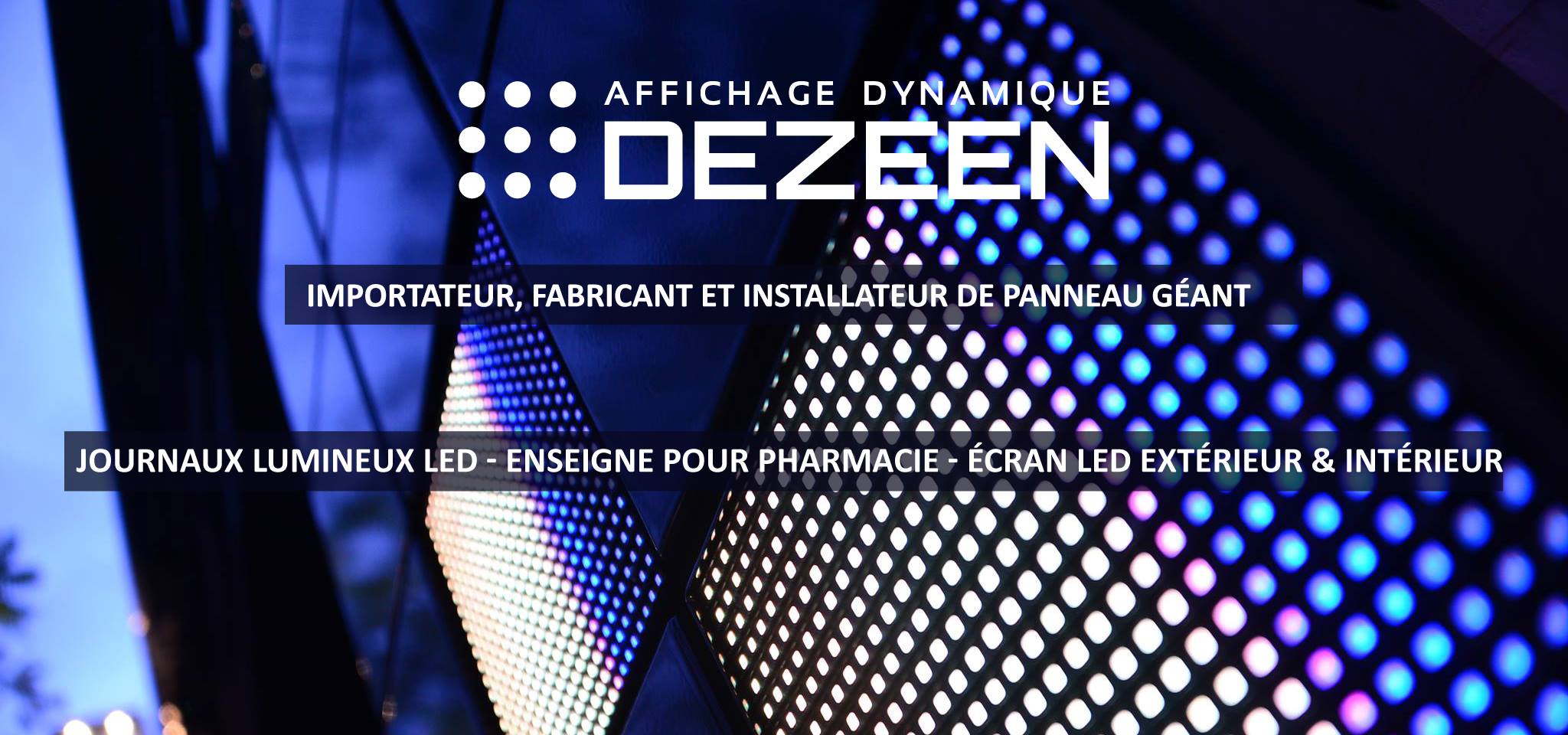 Écran LED géant exterieur - Panneau affichage publicitaire dynamique